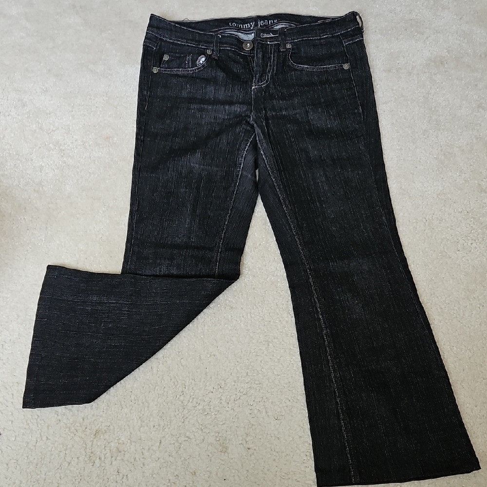 EUC Tommy Hilfiger Women's Black Denim Jeans